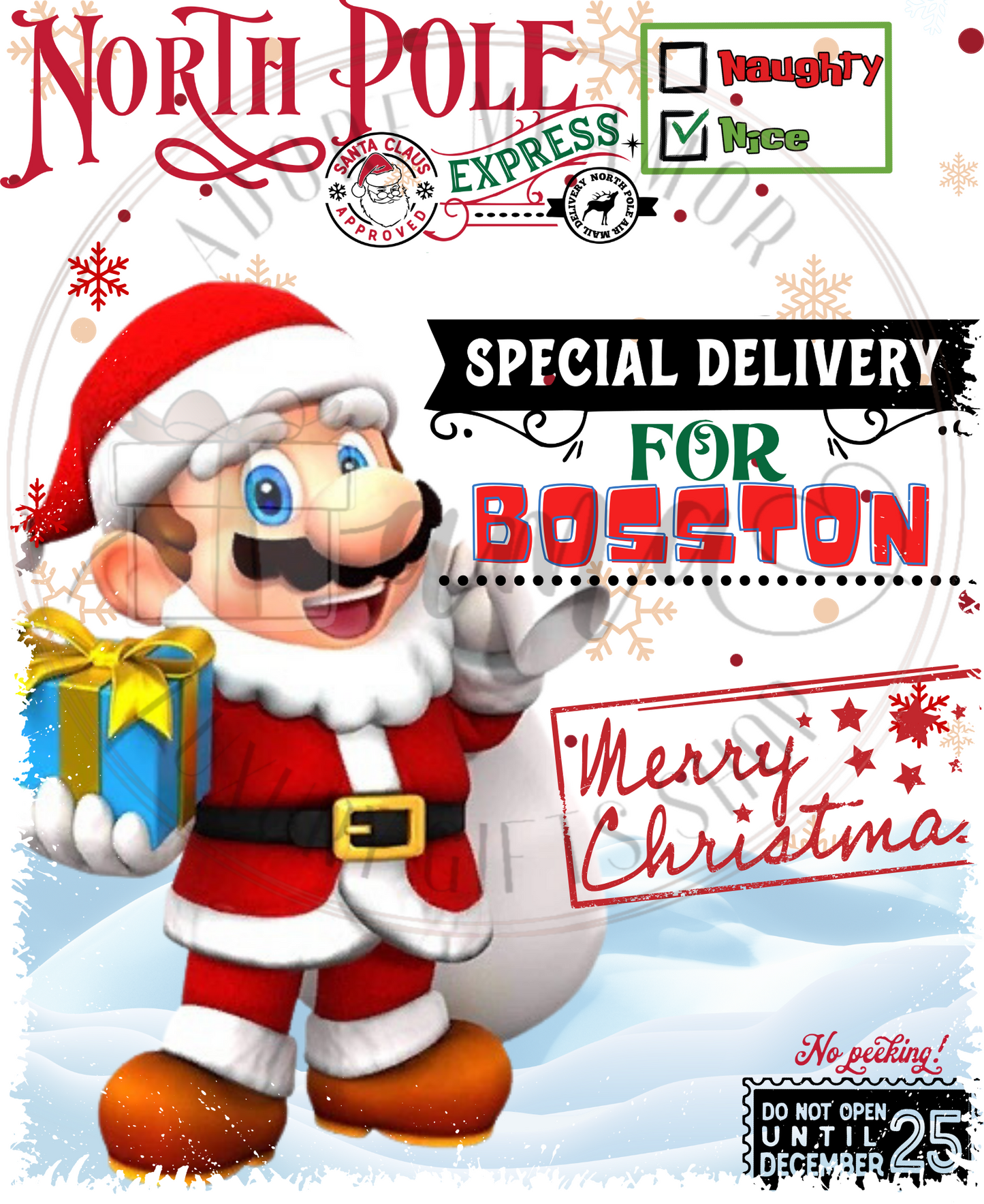 Character Santa Sack