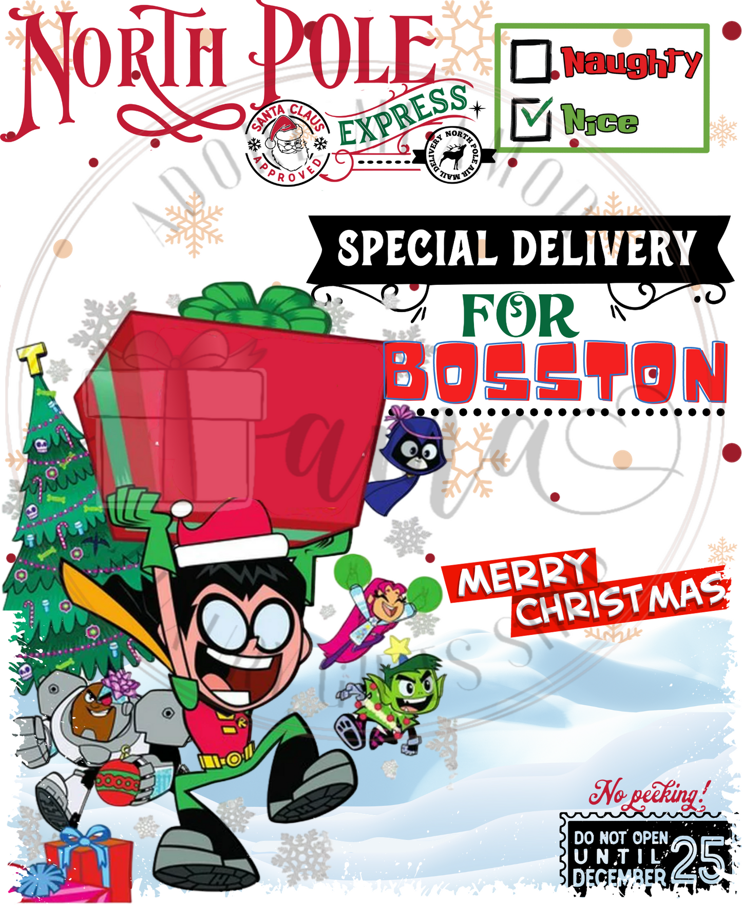 Character Santa Sack