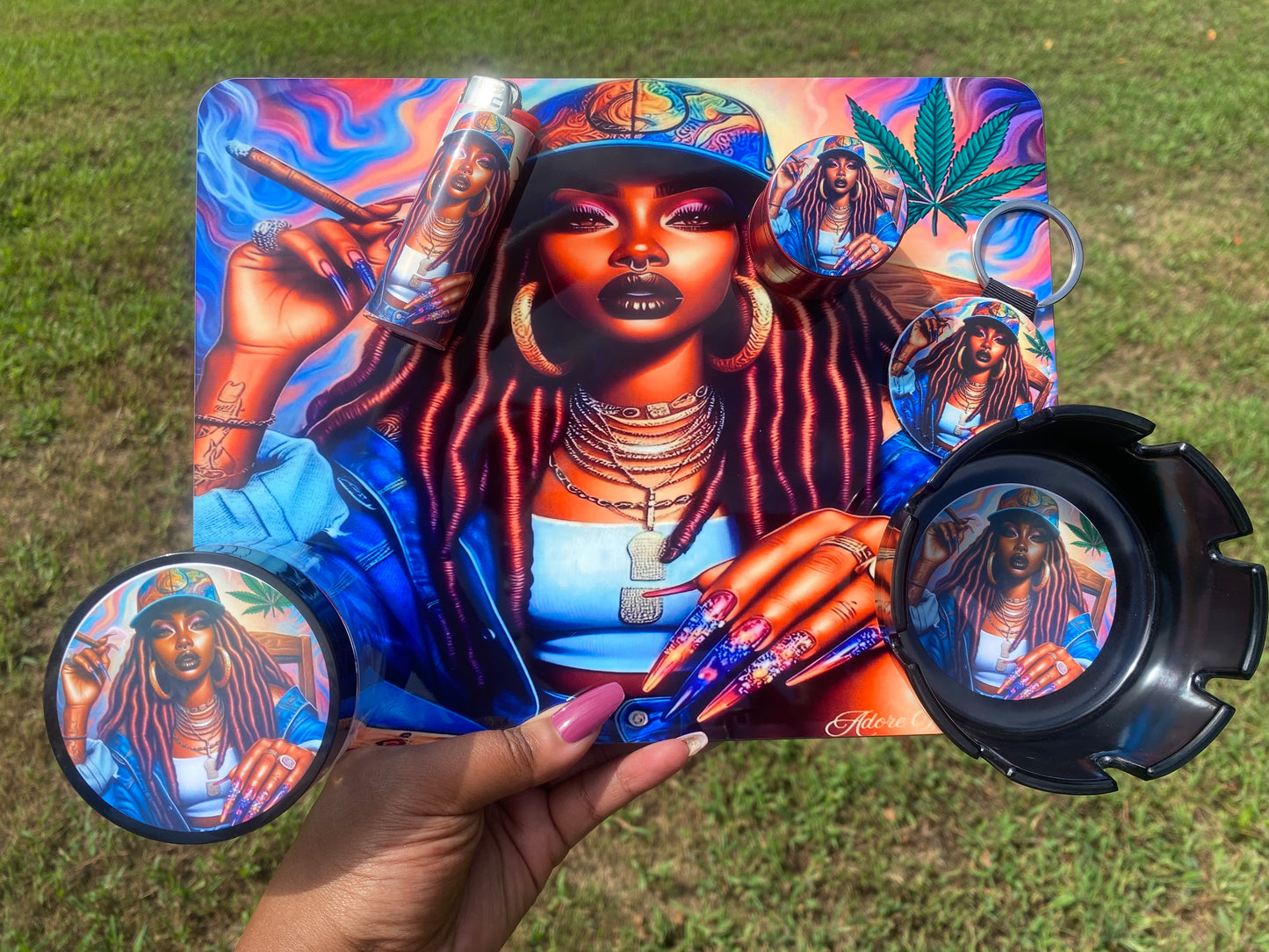 Rolling Tray Set