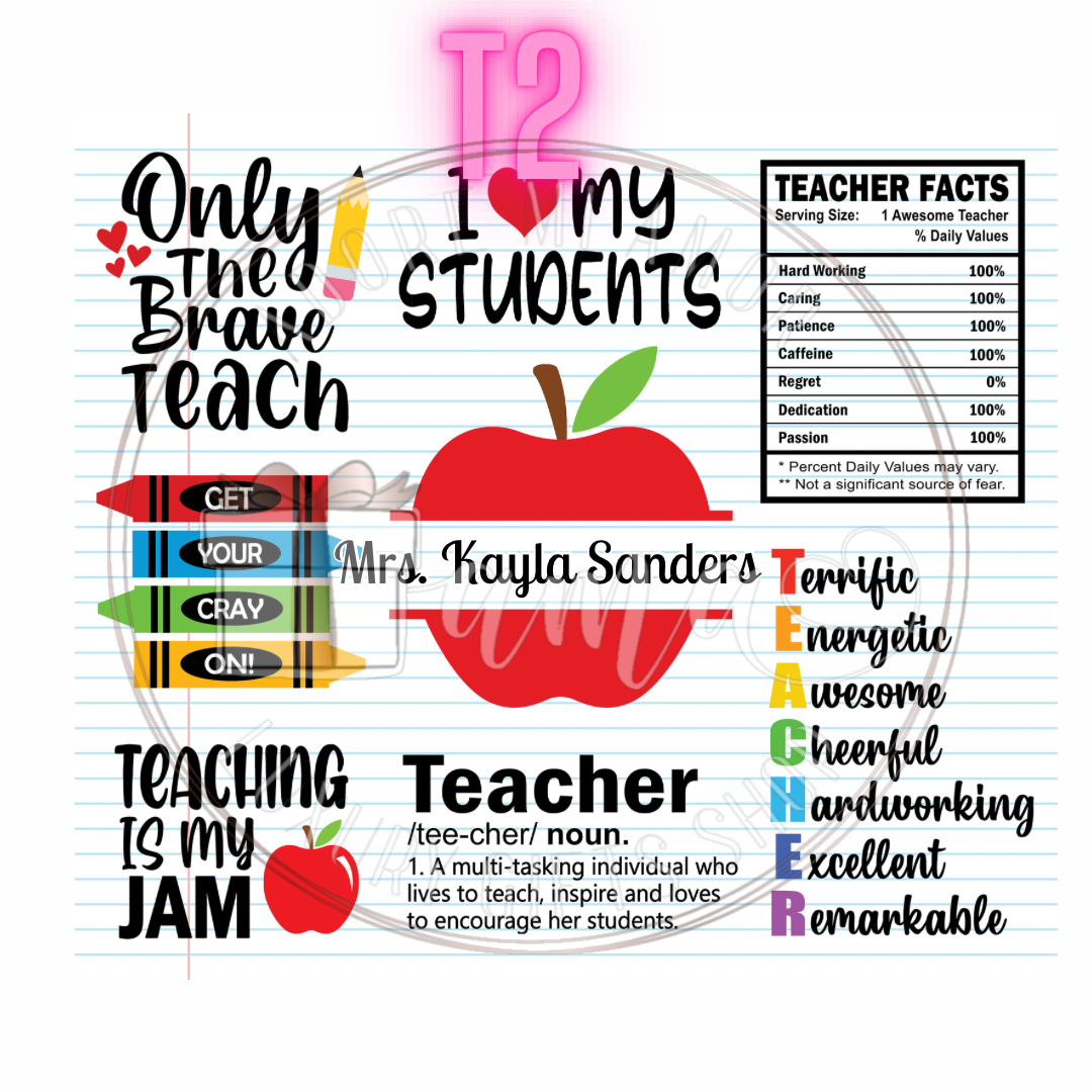 Teacher Life Tumblers