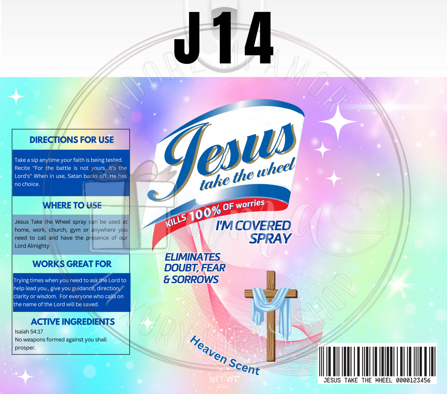 Jesus Take The Wheel Tumbler