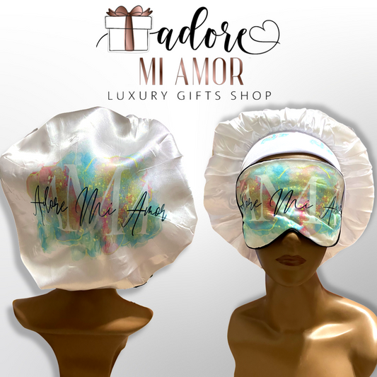 Bonnet and Sleeping Mask Set